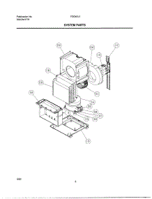 03 - System Parts parts for Frigidaire Dehumidifier FDD40J1 from AppliancePartsPros.com