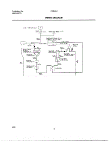05 - Wiring Diagram parts for Frigidaire Dehumidifier FDD40J1 from AppliancePartsPros.com