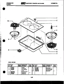 05 - Cooktop Parts parts for Frigidaire Cooktop RBD139D0 from AppliancePartsPros.com