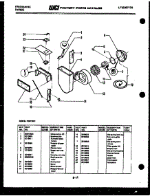 08 - Wheel And Wrapper Blower Parts parts for Frigidaire Cooktop RBD139D0 from AppliancePartsPros.com
