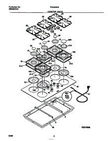 02 - Cooktop Parts parts for Frigidaire Cooktop FGC6X9XESA from AppliancePartsPros.com