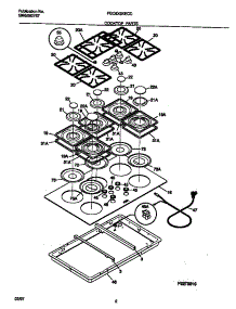 02 - Cooktop Parts parts for Frigidaire Cooktop FGC6X9XECC from AppliancePartsPros.com