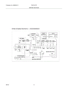 04 - Wiring Diagram parts for Frigidaire Dehumidifier FAD704TDP3 from AppliancePartsPros.com