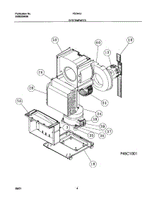 05 - System parts for Frigidaire Dehumidifier FDD40J8 from AppliancePartsPros.com