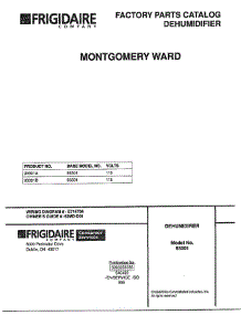 Dehumidifier parts for Frigidaire Dehumidifier 93301A from AppliancePartsPros.com