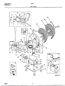 Unit parts for Frigidaire Dehumidifier 93301A from AppliancePartsPros.com