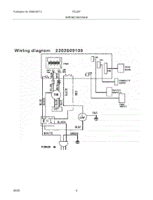 04 - Wiring Diagram parts for Frigidaire Dehumidifier FDL25P11 from AppliancePartsPros.com