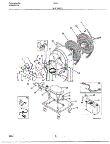 Unit parts for Frigidaire Dehumidifier 93010A from AppliancePartsPros.com