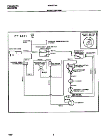 04 - Wiring  Diagram parts for Frigidaire Dehumidifier MDH25YW4 from AppliancePartsPros.com