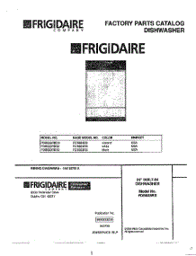 Dishwasher /  Front Cover parts for Frigidaire Dishwasher 766 from AppliancePartsPros.com