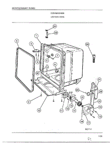 Dishwasher Page 5 parts for Frigidaire Dishwasher 1031-005A from AppliancePartsPros.com