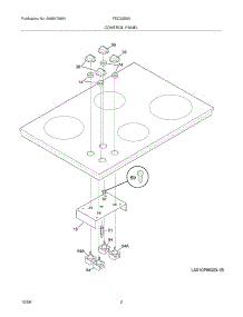 03 - Controls parts for Frigidaire Cooktop FEC32S6ASF from AppliancePartsPros.com