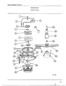 Dishwasher Page 7 parts for Frigidaire Dishwasher 1031-005A from AppliancePartsPros.com