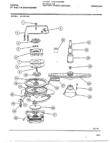 Tappan 24" Built-In Dishwasher Page 6 parts for Frigidaire Dishwasher 61-1014-00 from AppliancePartsPros.com