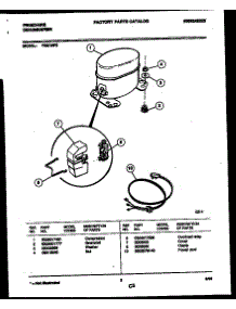 05 - Compressor Parts parts for Frigidaire Dehumidifier FED15P2 from AppliancePartsPros.com