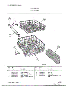 Dishwasher Page 10 parts for Frigidaire Dishwasher 1031-005A from AppliancePartsPros.com