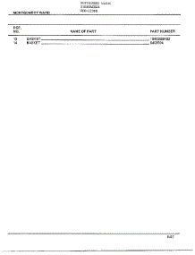 Dishwasher Page 13 parts for Frigidaire Dishwasher 1236B from AppliancePartsPros.com