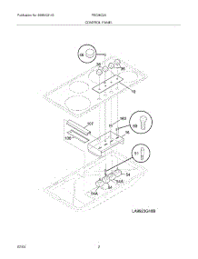 03 - Controls parts for Frigidaire Cooktop FEC36C2ASD from AppliancePartsPros.com