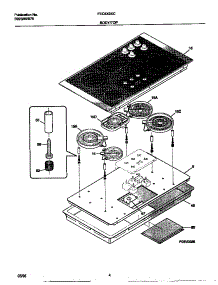 03 - Body / Top parts for Frigidaire Cooktop FEC6X9XCCD from AppliancePartsPros.com