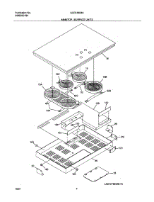 05 - Maintop / Surface Units parts for Frigidaire Cooktop GLEC36S8ABA from AppliancePartsPros.com