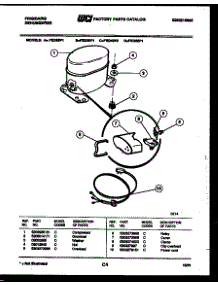 05 - Compressor Parts parts for Frigidaire Dehumidifier FED40P2 from AppliancePartsPros.com