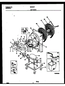03 - Unit Parts parts for Frigidaire Dehumidifier MDH30TF1 from AppliancePartsPros.com
