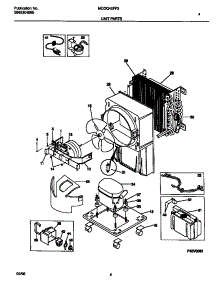 03 - Unit  Parts parts for Frigidaire Dehumidifier MDDQ40FF3 from AppliancePartsPros.com