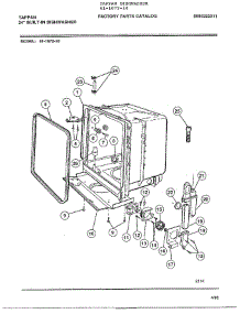 24" Built-In Dishwasher Page 3 parts for Frigidaire Dishwasher 61-1072-10 from AppliancePartsPros.com