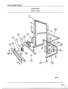 Dishwasher Page 9 parts for Frigidaire Dishwasher 1041-002A from AppliancePartsPros.com