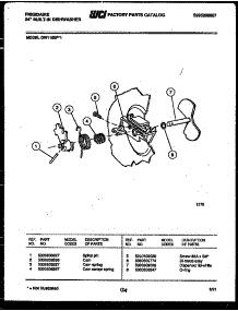 03 - Cam parts for Frigidaire Dishwasher DW1100PW1 from AppliancePartsPros.com
