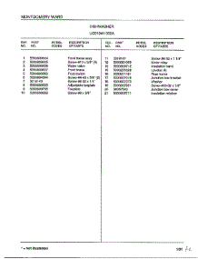 Dishwasher Page 10 parts for Frigidaire Dishwasher 1041-002A from AppliancePartsPros.com