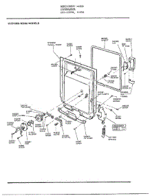 Dishwasher Page 3 parts for Frigidaire Dishwasher 1035B from AppliancePartsPros.com