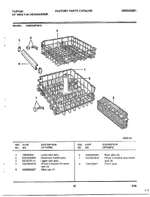 24" Built-In Dishwasher Page 12 parts for Frigidaire Dishwasher 68-1075 from AppliancePartsPros.com