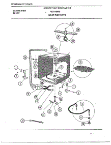 Inner Tub parts for Frigidaire Dishwasher 1266C from AppliancePartsPros.com