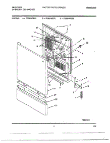 24" Built In Dishwasher Page 3 parts for Frigidaire Dishwasher 787 from AppliancePartsPros.com