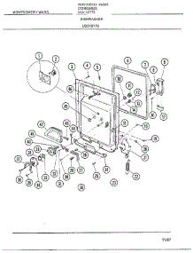 Dishwasher Page 4 parts for Frigidaire Dishwasher 1077B from AppliancePartsPros.com