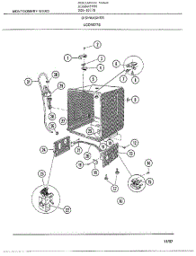 Dishwasher Page 6 parts for Frigidaire Dishwasher 1077B from AppliancePartsPros.com
