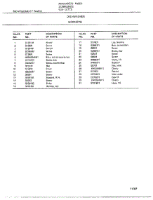 Dishwasher Page 7 parts for Frigidaire Dishwasher 1077B from AppliancePartsPros.com