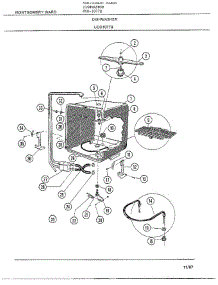Dishwasher Page 8 parts for Frigidaire Dishwasher 1077B from AppliancePartsPros.com