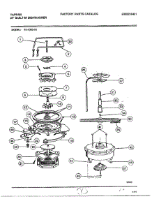 Upper Spray Arm Assy parts for Frigidaire Dishwasher 61-1093-10 from AppliancePartsPros.com