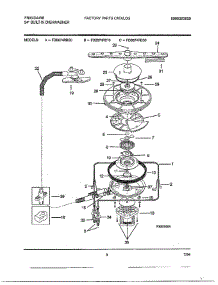 24" Built In Dishwasher Page 7 parts for Frigidaire Dishwasher 787 from AppliancePartsPros.com