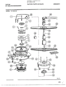 24" Built-In Dishwasher Page 5 parts for Frigidaire Dishwasher 61-1072-10 from AppliancePartsPros.com