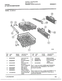 24" Built-In Dishwasher Page 9 parts for Frigidaire Dishwasher 61-1072-10 from AppliancePartsPros.com