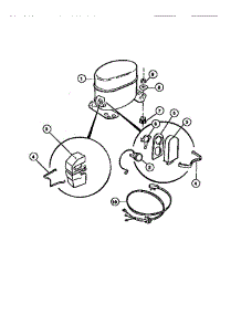 03 - Compressor Parts parts for Frigidaire Dehumidifier MR40N1 from AppliancePartsPros.com