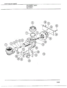 Dishwasher Page 12 parts for Frigidaire Dishwasher 1077B from AppliancePartsPros.com