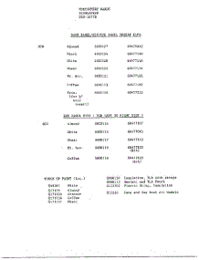 Dishwasher Page 14 parts for Frigidaire Dishwasher 1077B from AppliancePartsPros.com