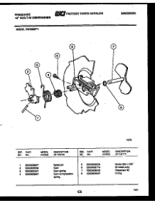 03 - Cam parts for Frigidaire Dishwasher DW2508PW1 from AppliancePartsPros.com