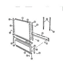 03 - Front Panel parts for Frigidaire Dishwasher DW4500FW1 from AppliancePartsPros.com