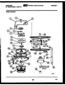 06 - Motor Pump Parts parts for Frigidaire Dishwasher DW3200PW1 from AppliancePartsPros.com