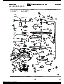 06 - Motor Pump Parts parts for Frigidaire Dishwasher DW4600PW1 from AppliancePartsPros.com